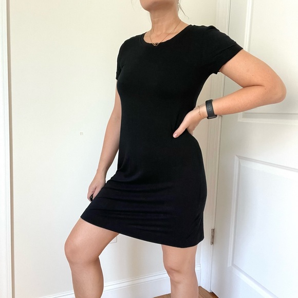 Basic Stretch Jersey Body-con Mini Dress - Picture 4 of 9